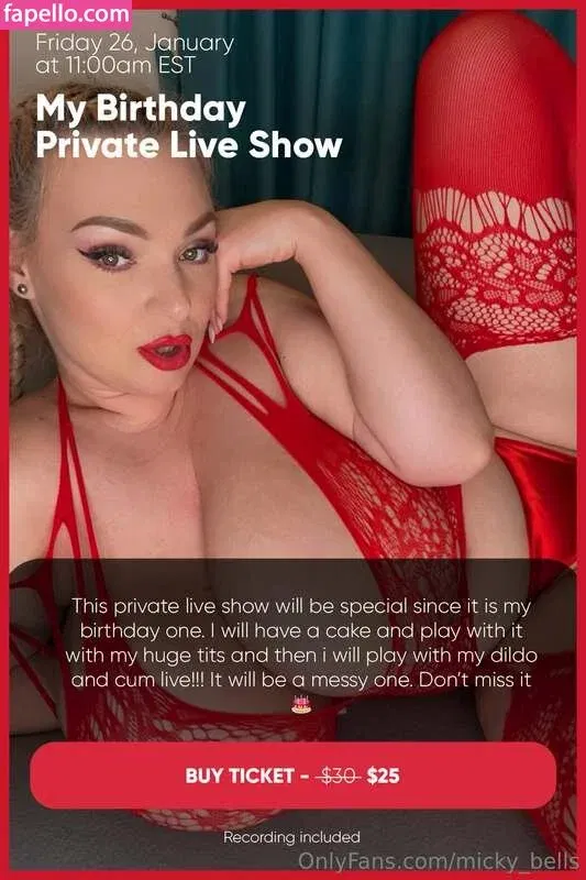 Micky Bells Onlyfans Photo Gallery 