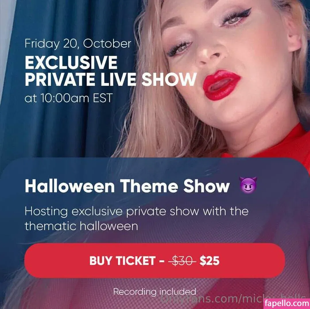 Micky Bells Onlyfans Photo Gallery 