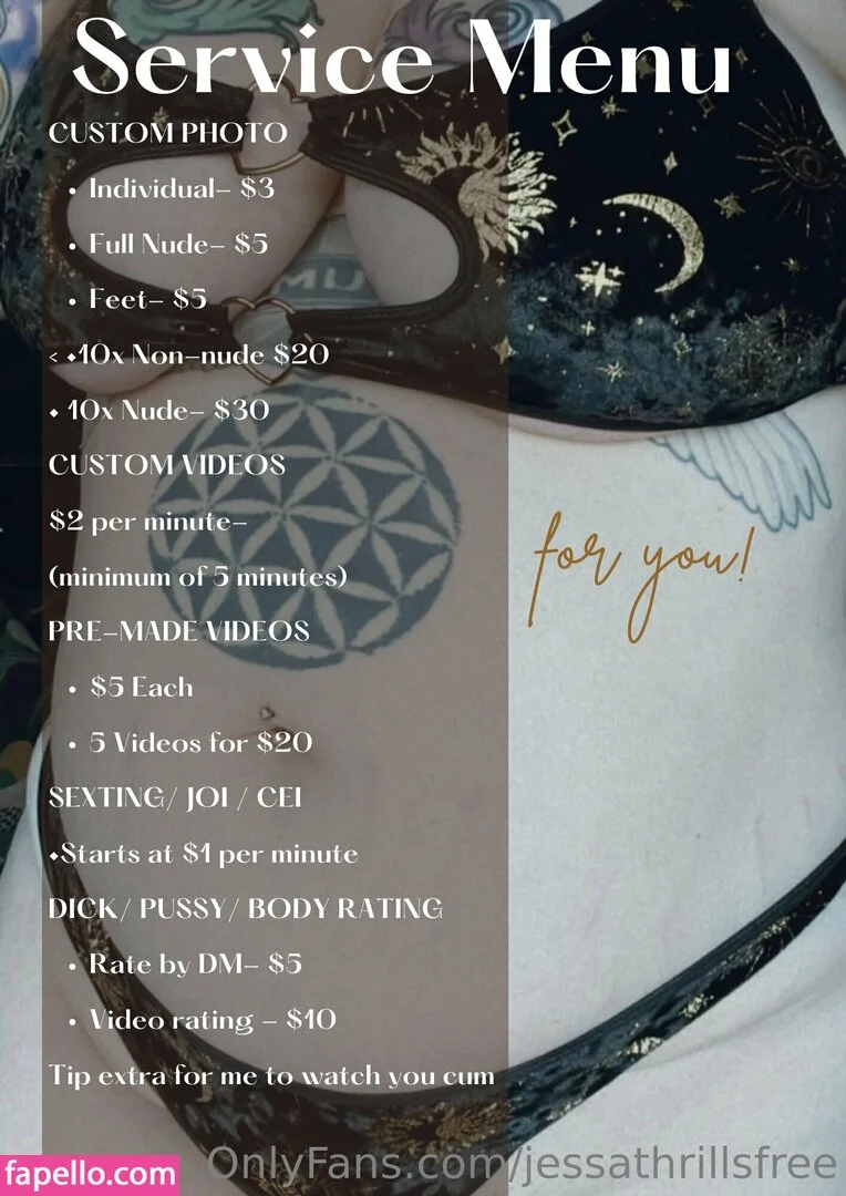 jessathrillsfree Onlyfans Photo Gallery 