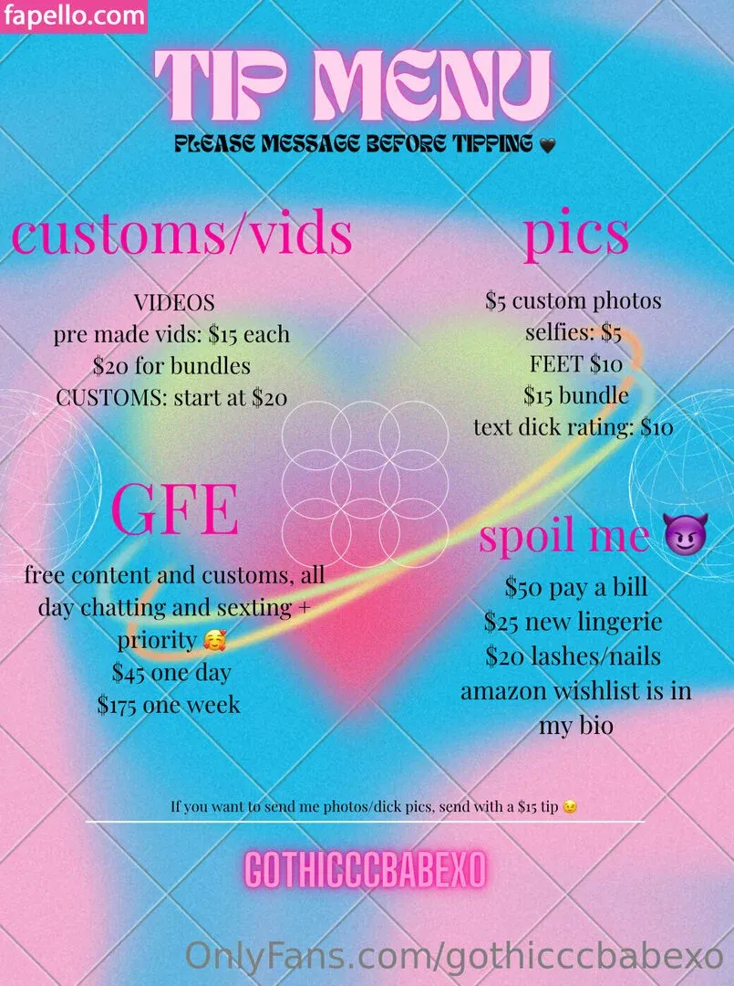 gothicccbabexo Onlyfans Photo Gallery 