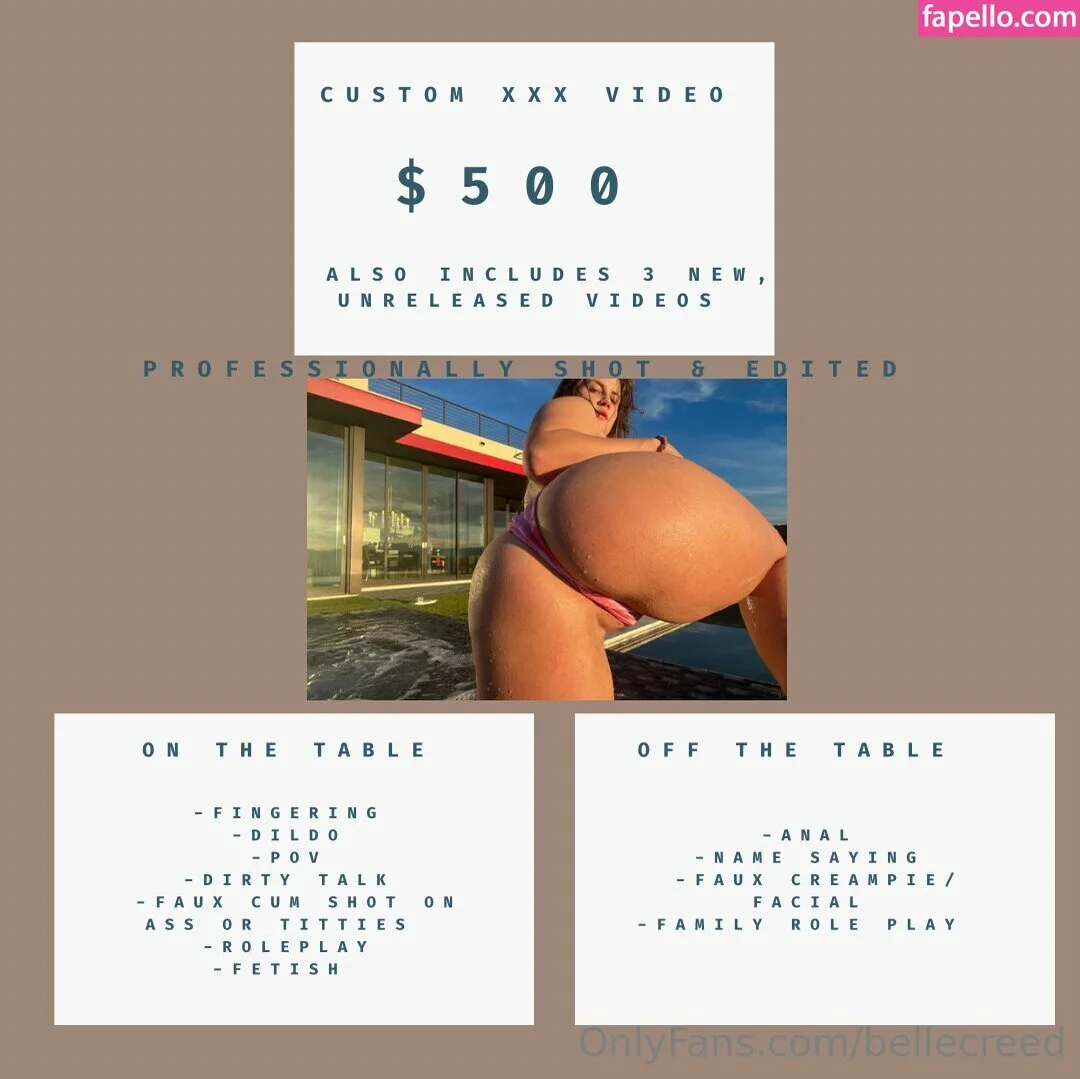 bellecreed / only_belle_creed Onlyfans Photo Gallery 