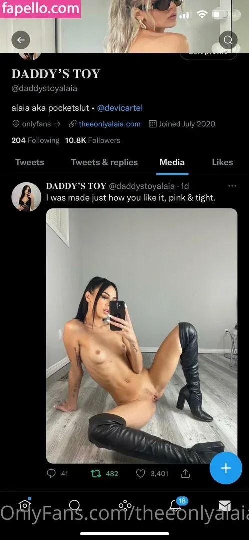 alaia / theeonlyalaia / theeonlyalaiaa Onlyfans Photo Gallery 