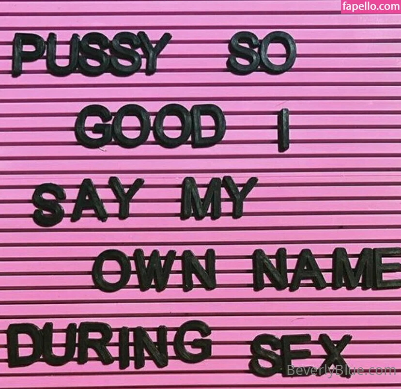 beverlyblue3x / beverlyblueofficial Onlyfans Photo Gallery 