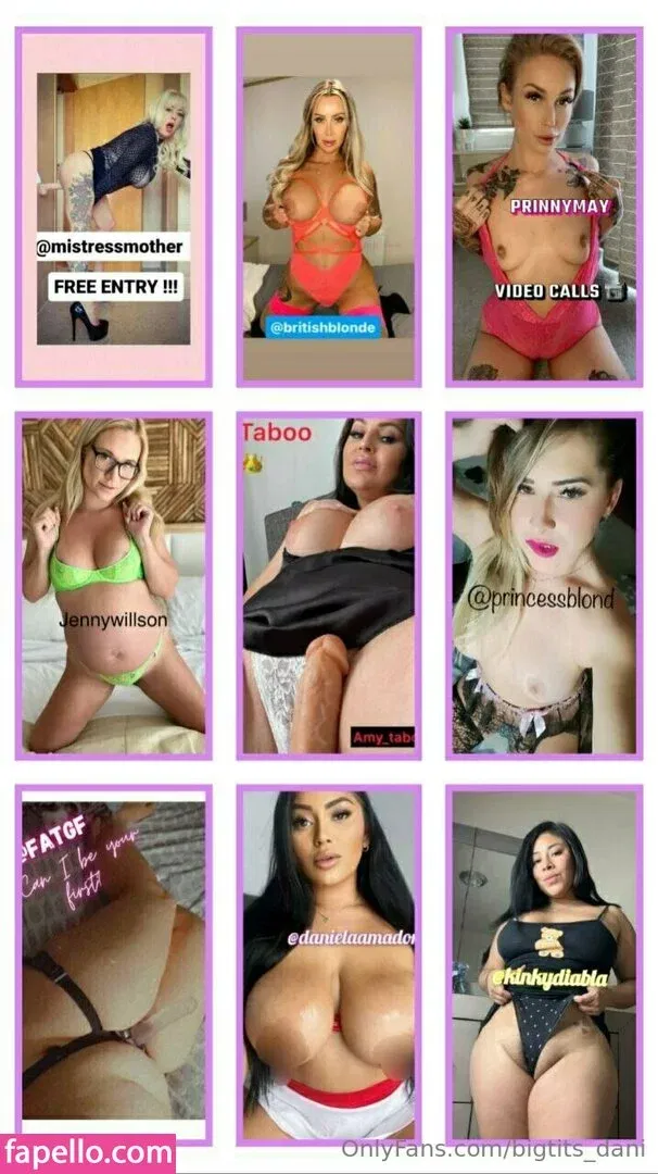 biglittledani / bigtits_dani Onlyfans Photo Gallery 
