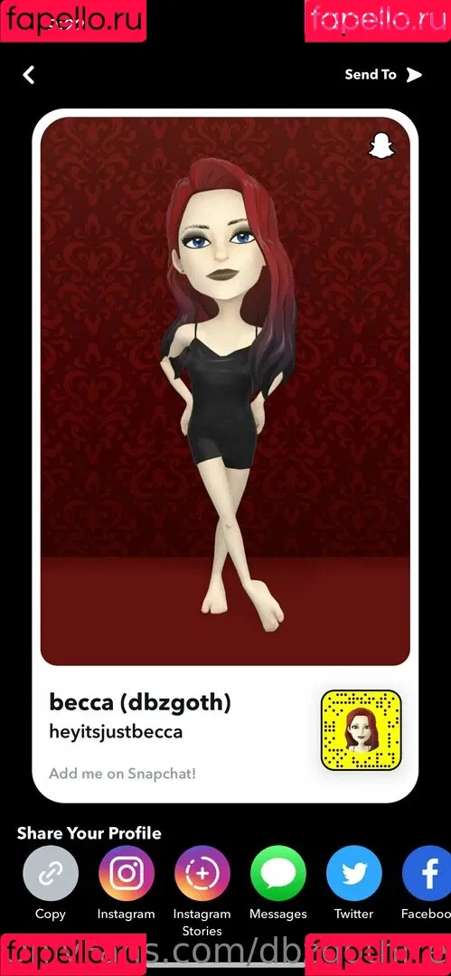 dbzgoth / dbzgothbecca Onlyfans Photo Gallery 