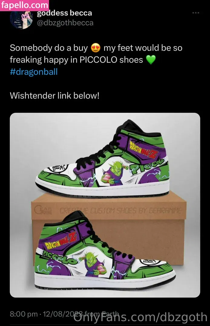 dbzgoth / dbzgothbecca Onlyfans Photo Gallery 