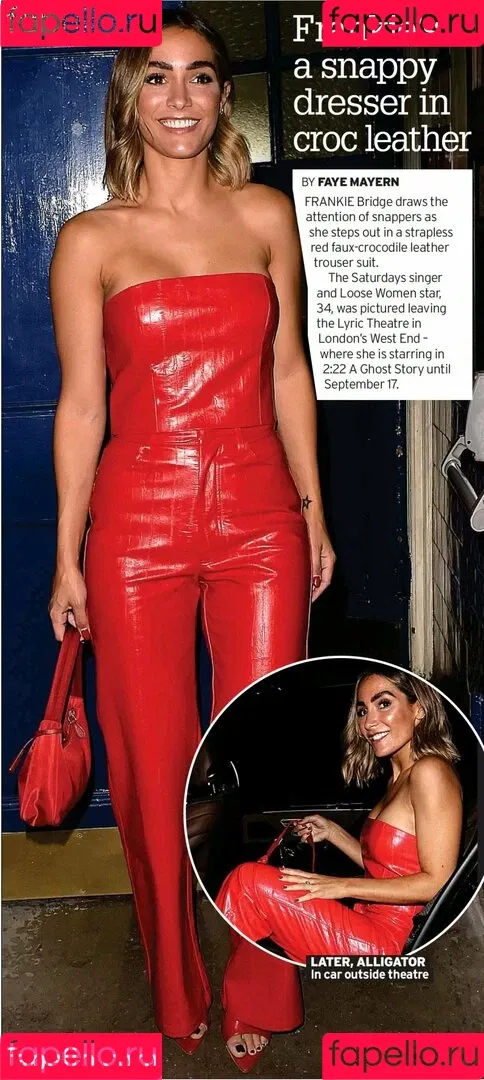 Frankie Bridge / Frankie Sandford (The Saturdays / frankiebridge Onlyfans Photo Gallery 