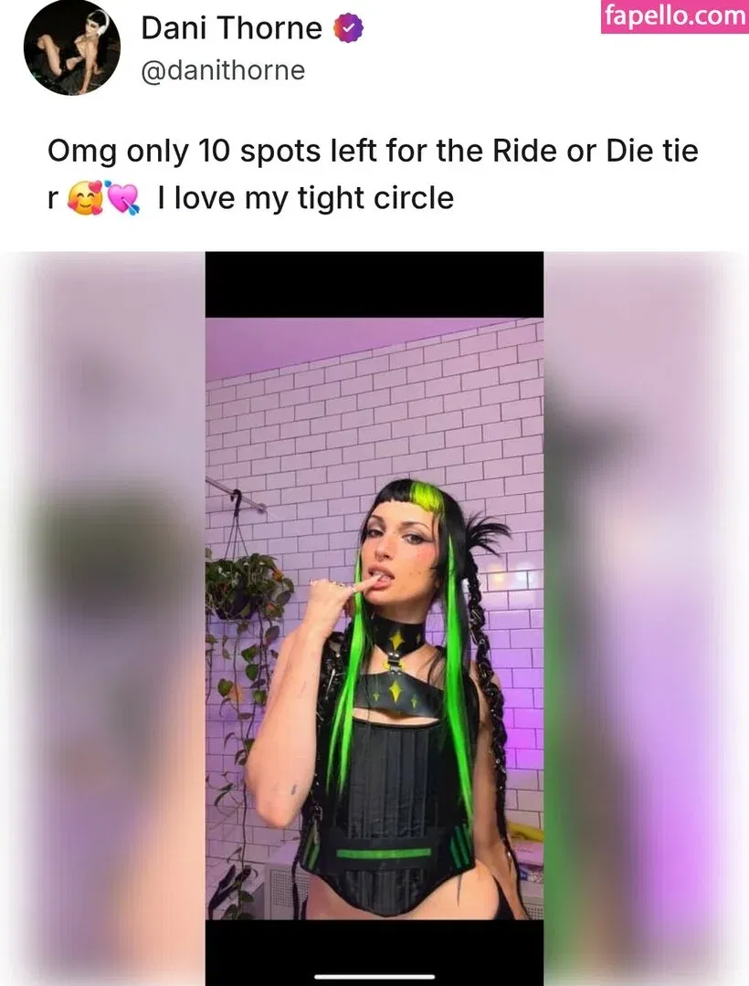 Dani Thorne / dani_thorne Onlyfans Photo Gallery 