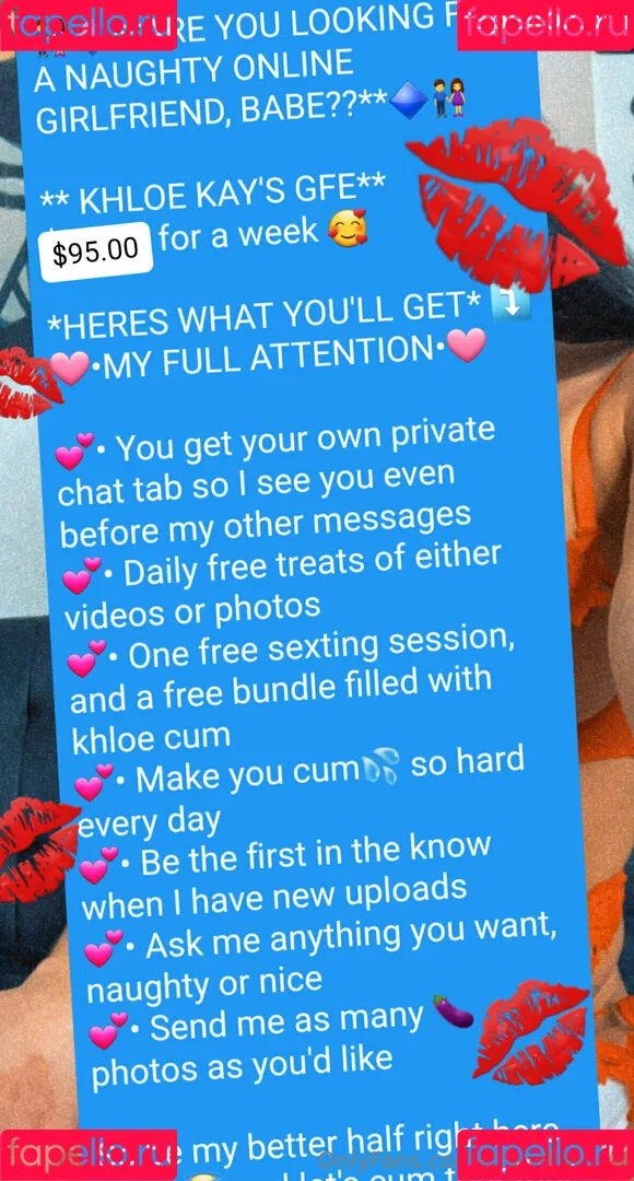 khloekayofficial / khloekayxxx Onlyfans Photo Gallery 