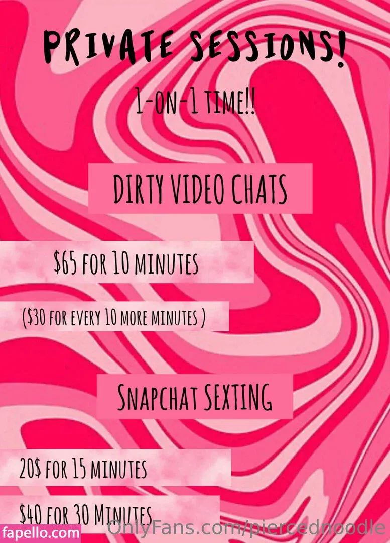 PiercedXNoodles / Piercednoodle Onlyfans Photo Gallery 