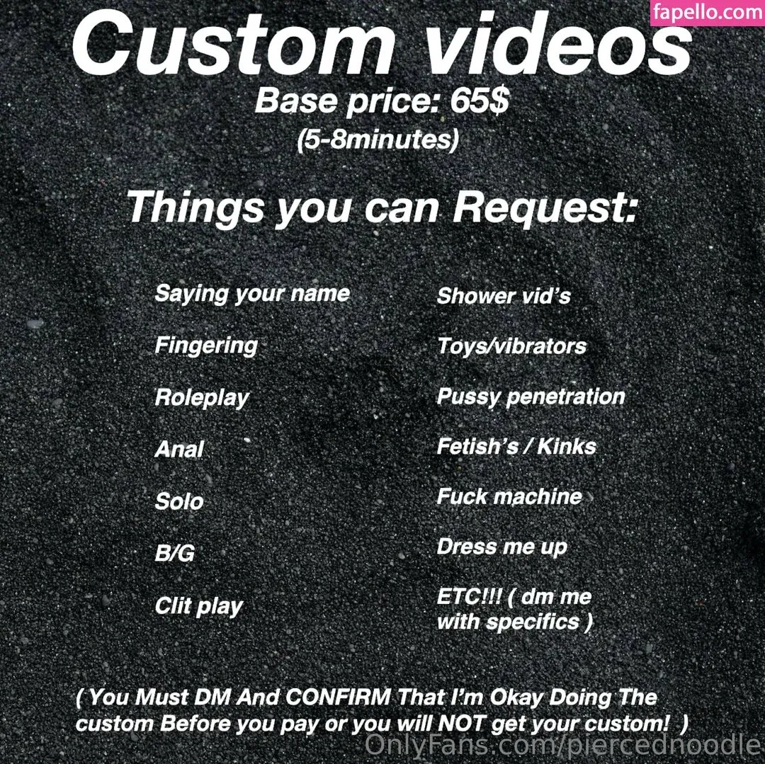 PiercedXNoodles / Piercednoodle Onlyfans Photo Gallery 