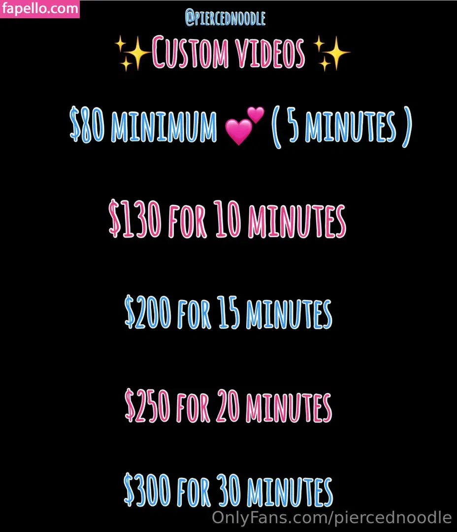 PiercedXNoodles / Piercednoodle Onlyfans Photo Gallery 