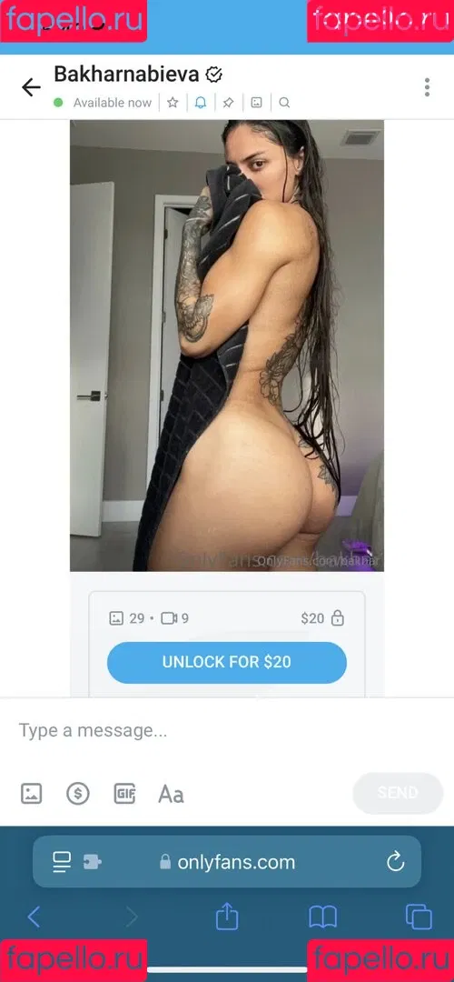 Bakhar Nabieva / bakhar / bakharnabieva / Бахар Набиева Onlyfans Photo Gallery 