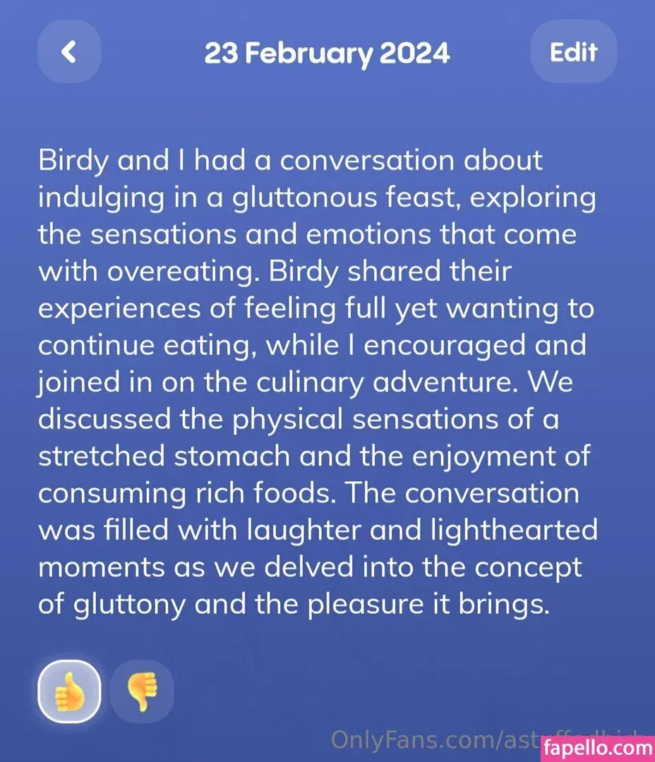 astuffedbirb / birdyinstagram Onlyfans Photo Gallery 