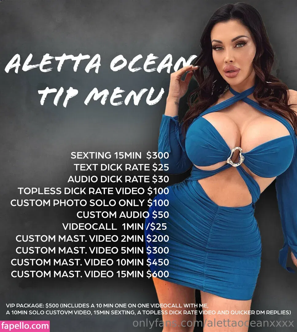 alettaoceanofficial1 / alettaoceanxxxx Onlyfans Photo Gallery 