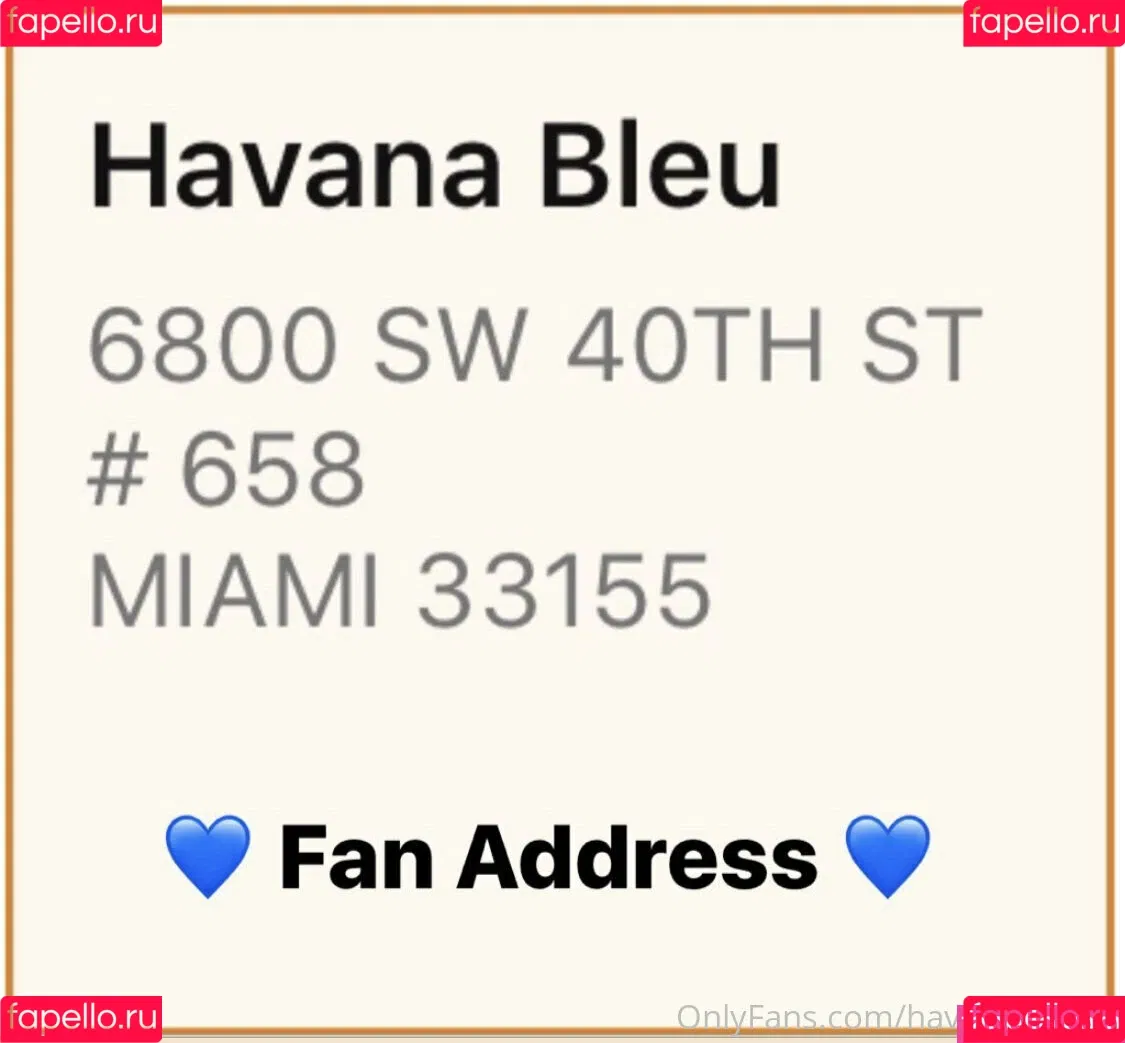 havanableu / havanableufanpage Onlyfans Photo Gallery 