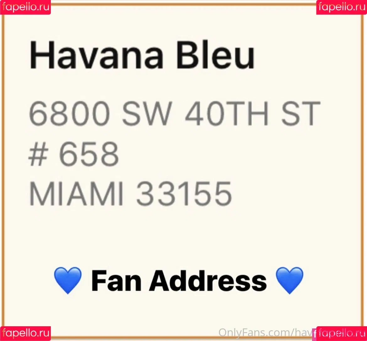 havanableu / havanableufanpage Onlyfans Photo Gallery 
