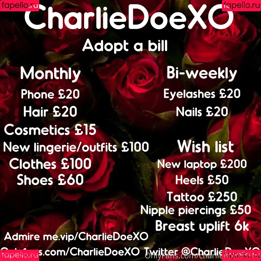 charliedoexofree / charliedoodlefro Onlyfans Photo Gallery 