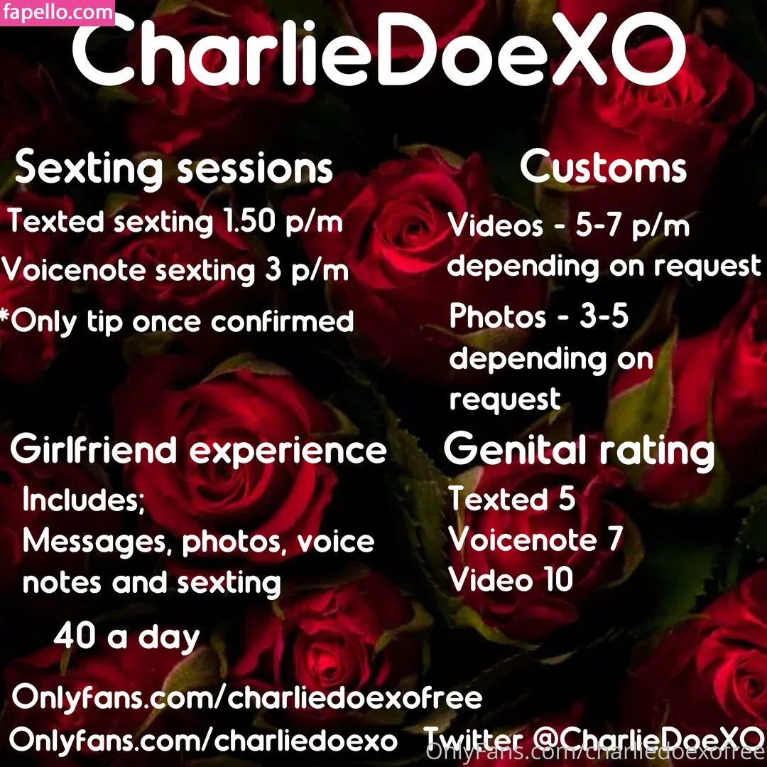 charliedoexofree / charliedoodlefro Onlyfans Photo Gallery 
