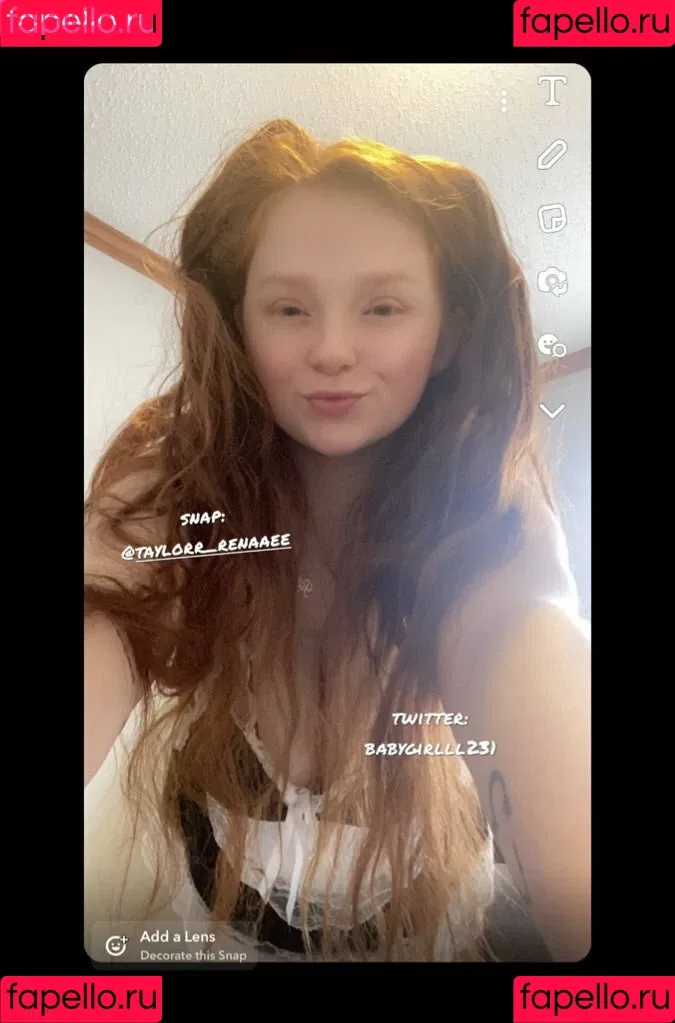 Taylor Renaee / https: / redheaded_taylorrr / taylorr_renaaee Onlyfans Photo Gallery 