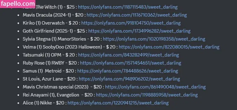 sweet_darling / sweet_darling__ Onlyfans Photo Gallery 