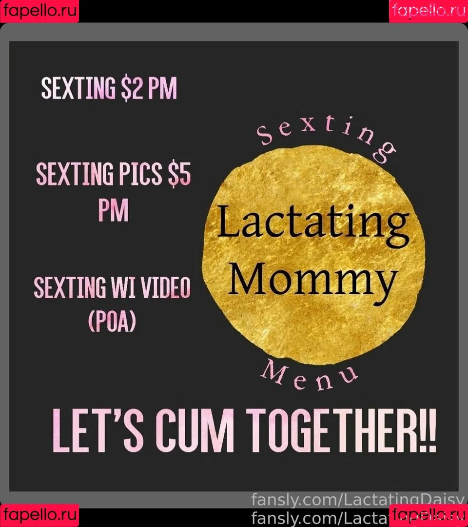 LactatingDaisy / milkladytaya Onlyfans Photo Gallery 