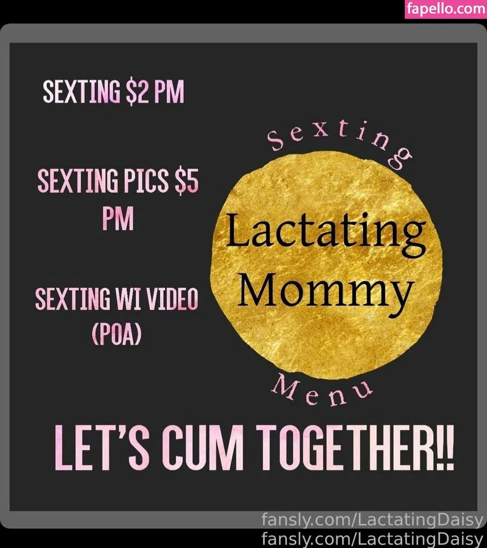 LactatingDaisy / milkladytaya Onlyfans Photo Gallery 