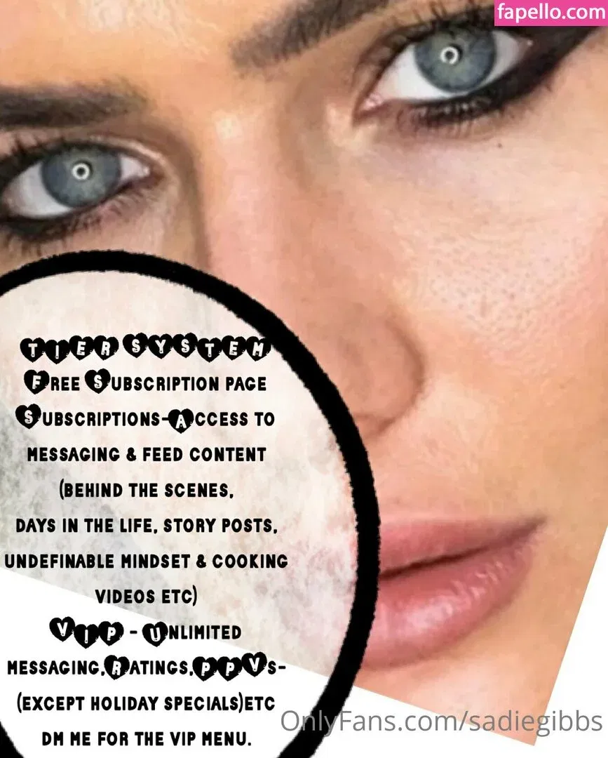 sadiegibbs / thesadiegibbs Onlyfans Photo Gallery 