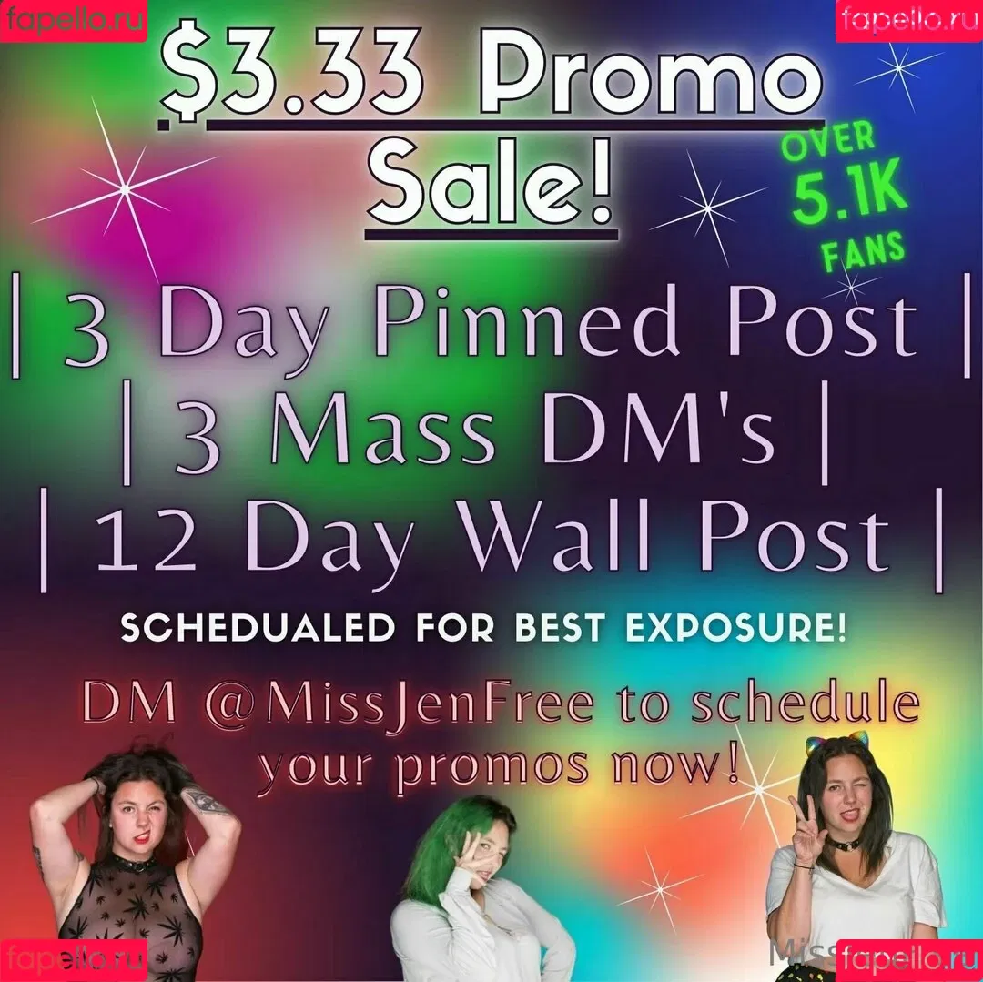 missfree / missjenfree Onlyfans Photo Gallery 
