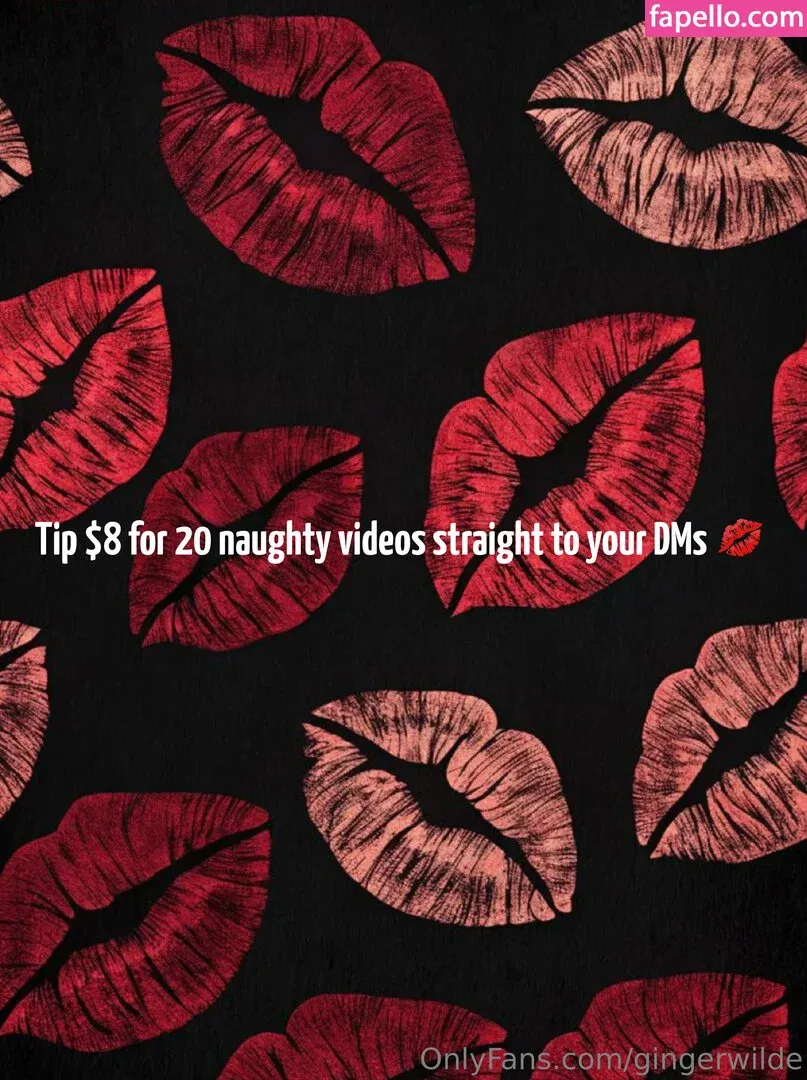 gingerwilde / gingerwildepage Onlyfans Photo Gallery 