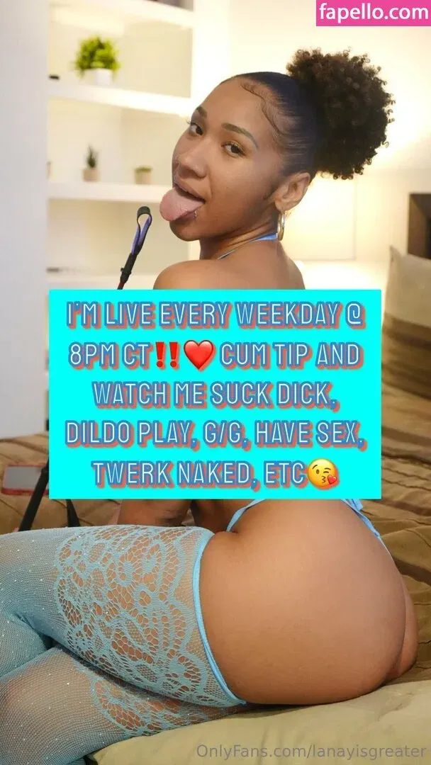lanayisgreater / lanayisgreattt Onlyfans Photo Gallery 