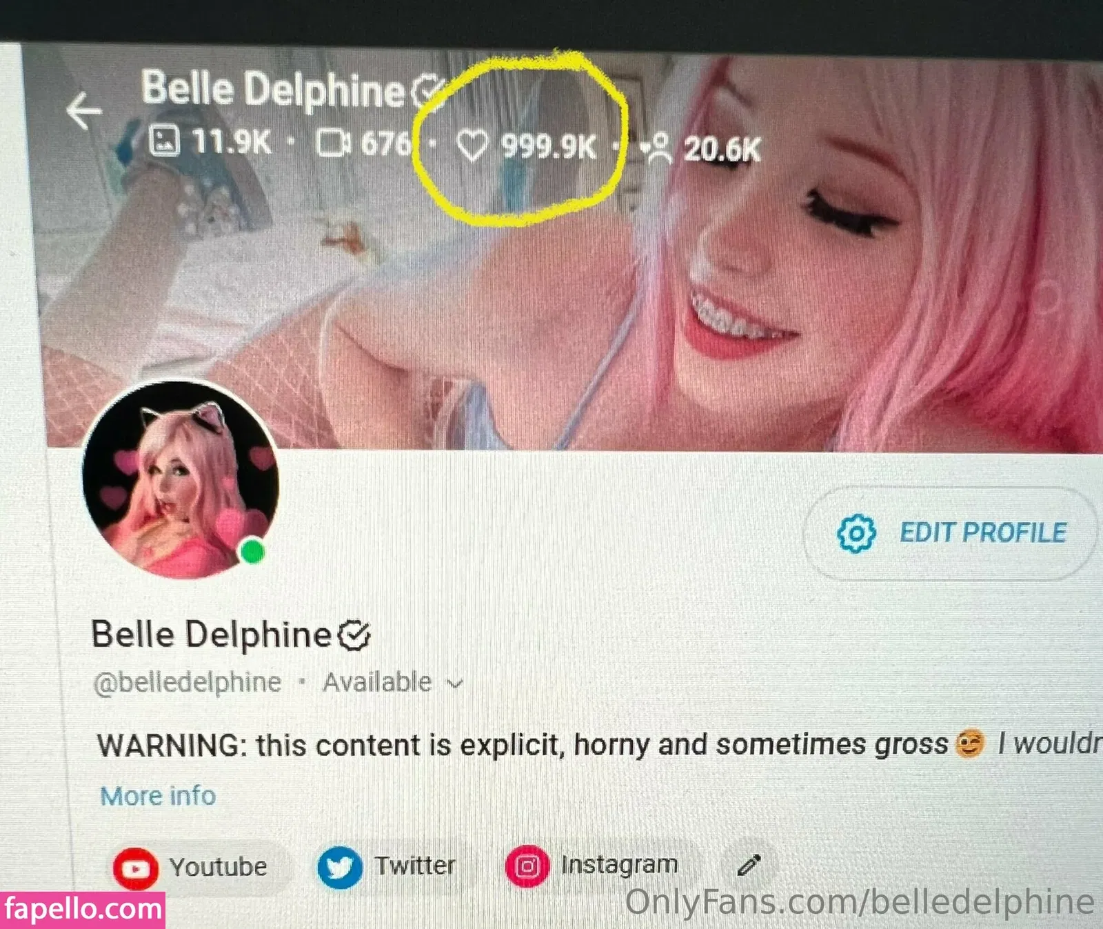 belle.delphine / belledelphine Onlyfans Photo Gallery 