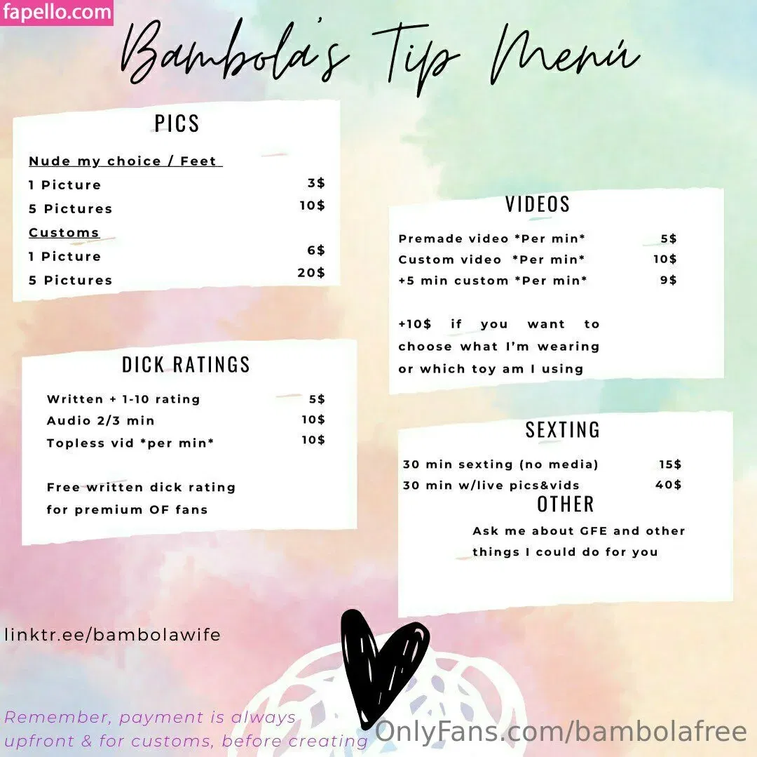 bambolafree / queen_karyina Onlyfans Photo Gallery 