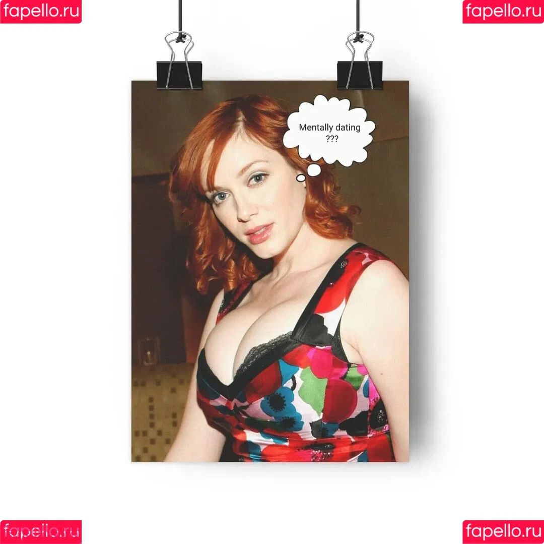 Christina Hendricks / actuallychristinahendricks Onlyfans Photo Gallery 