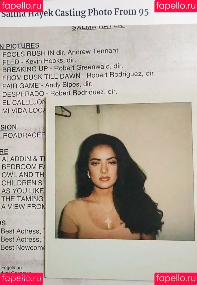 Salma Hayek / salmahayek Onlyfans Photo Gallery 