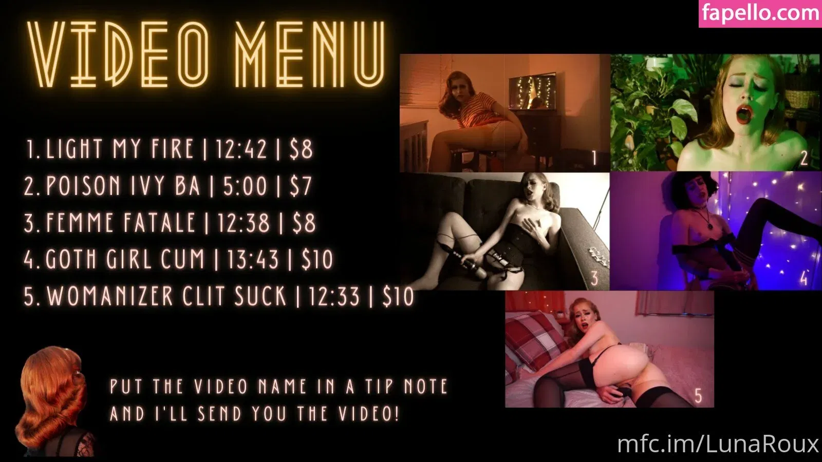 lunaroux / mslunaroux Onlyfans Photo Gallery 