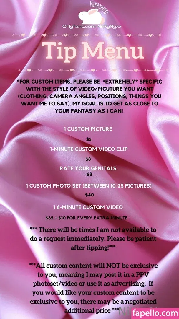 nikkynyx / nikkynyxx Onlyfans Photo Gallery 