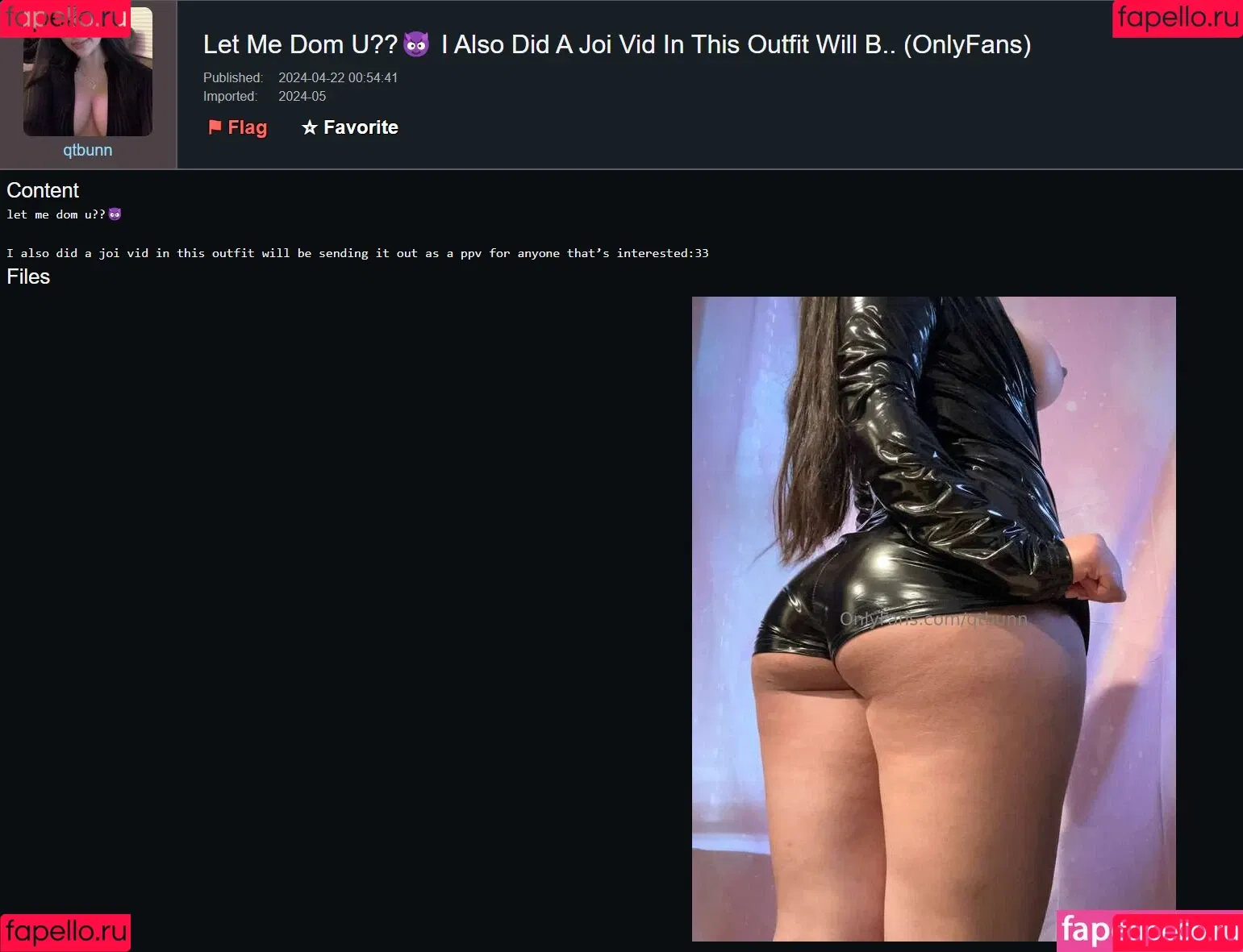 Qtbunn / qtbunnn Onlyfans Photo Gallery 