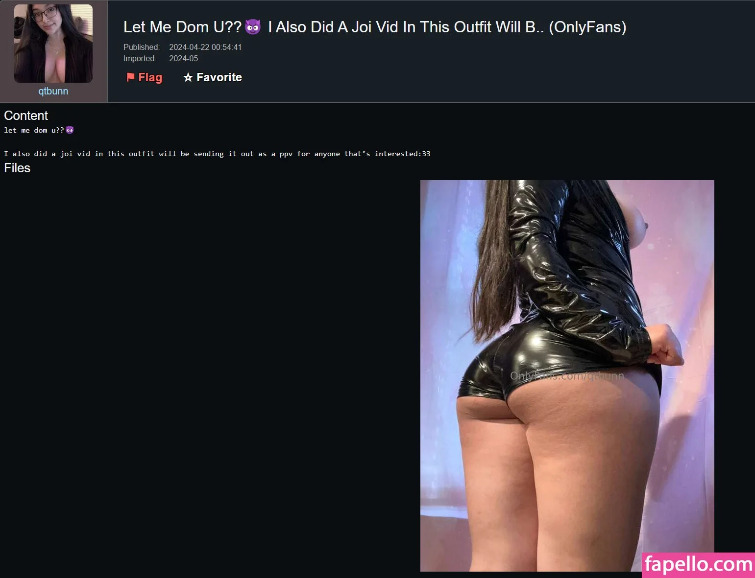 Qtbunn / qtbunnn Onlyfans Photo Gallery 