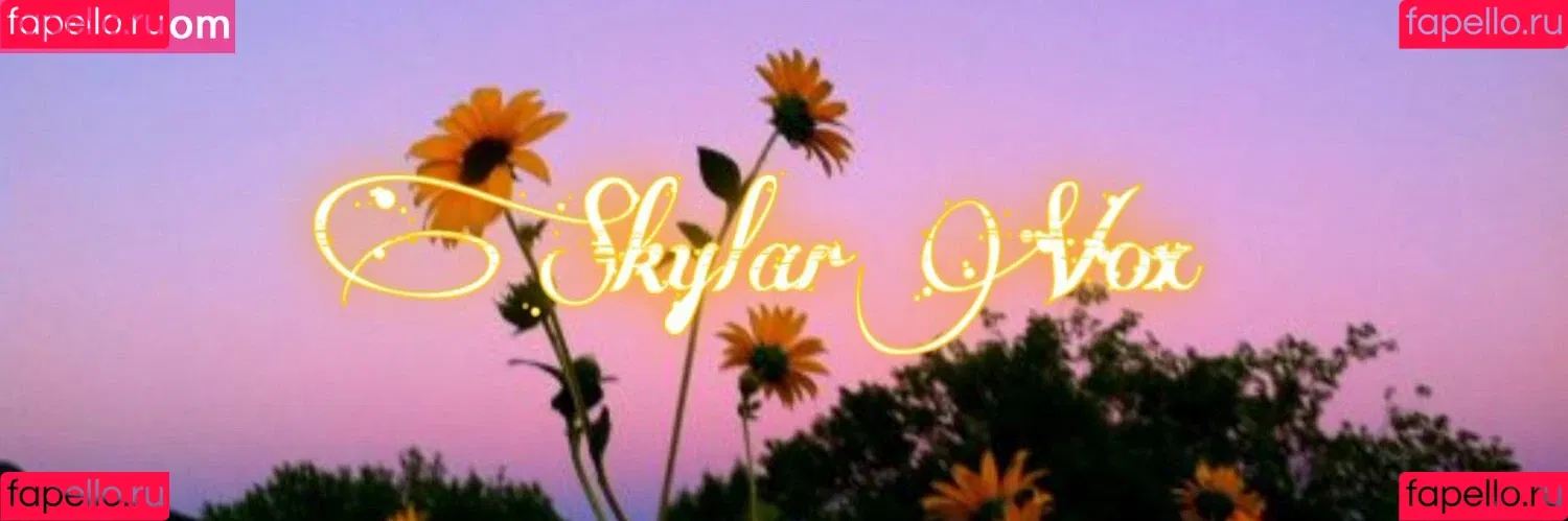 Skylar Vox / _skylarvox_ / onlyskylarvox / theskylarvox Onlyfans Photo Gallery 