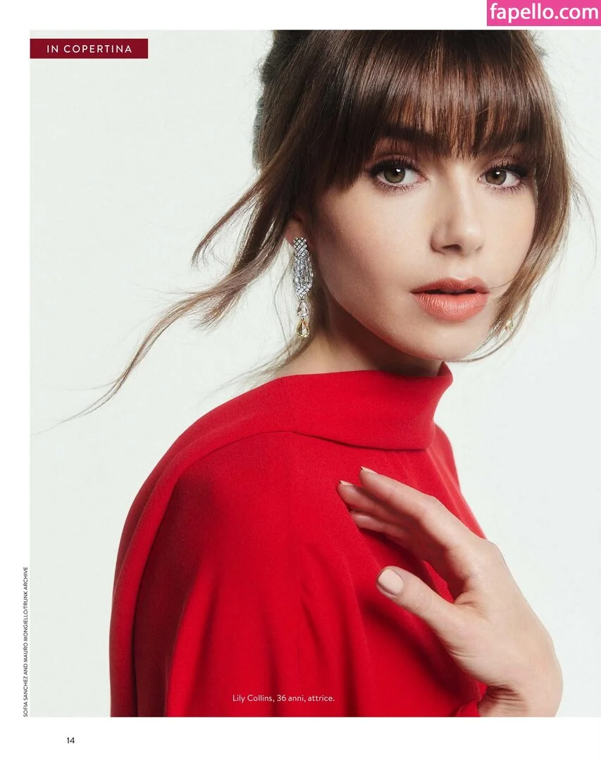 Lily Collins Nude Onlyfans Photo 14