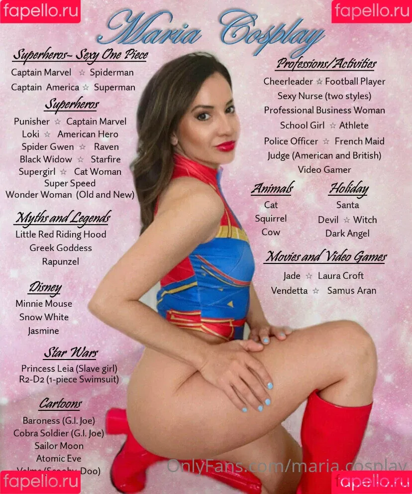fegalvao_ / maria.cosplay Onlyfans Photo Gallery 