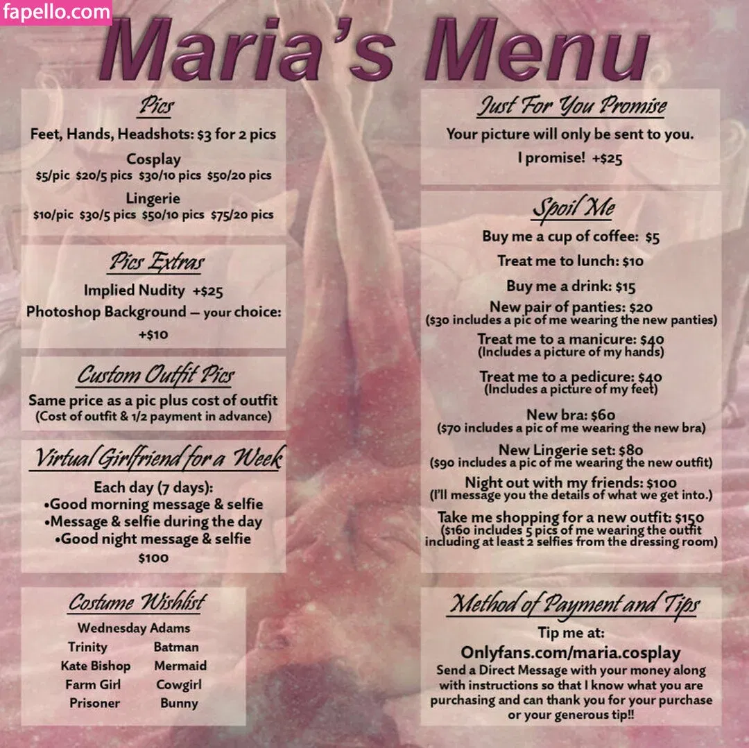 fegalvao_ / maria.cosplay Onlyfans Photo Gallery 