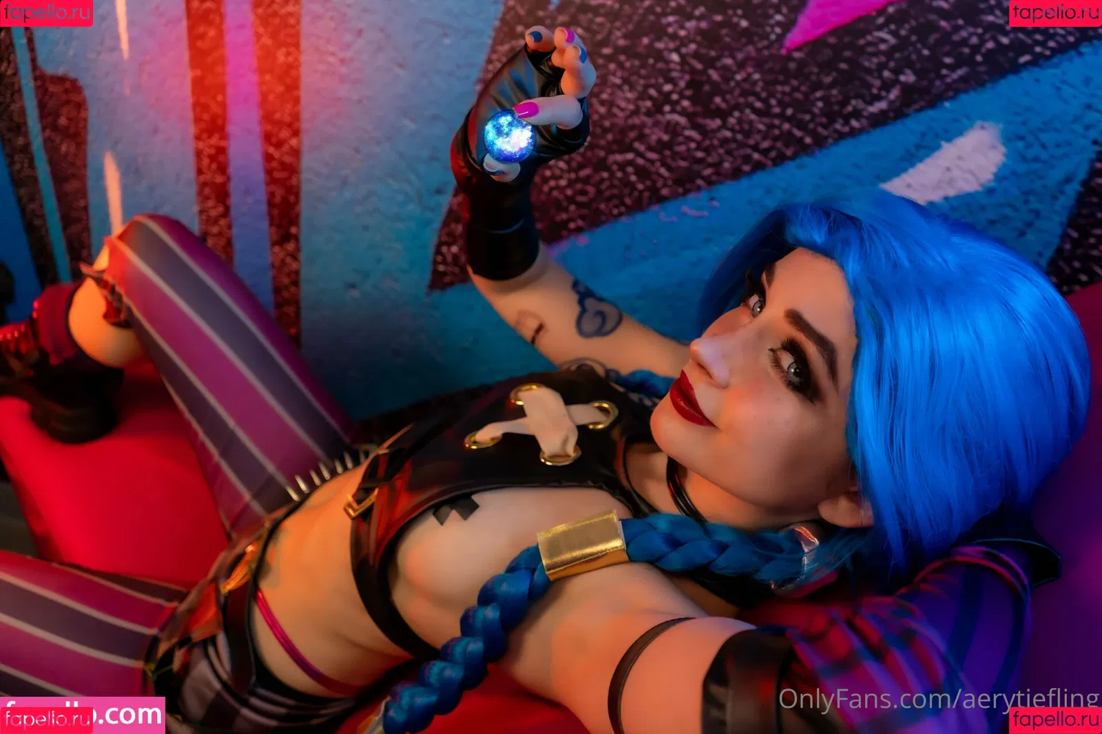 Jinx Cosplay Arcane / LeagueLegends / jinxedyumeria Onlyfans Photo Gallery 