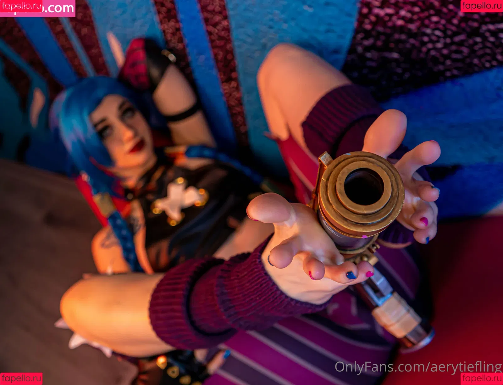 Jinx Cosplay Arcane / LeagueLegends / jinxedyumeria Onlyfans Photo Gallery 