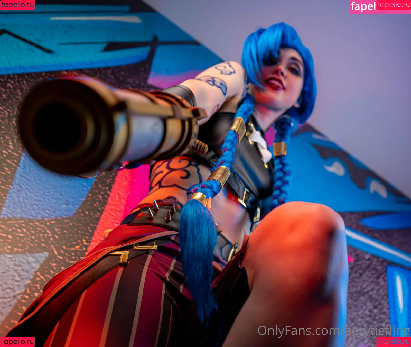 Jinx Cosplay Arcane / LeagueLegends / jinxedyumeria Onlyfans Photo Gallery 