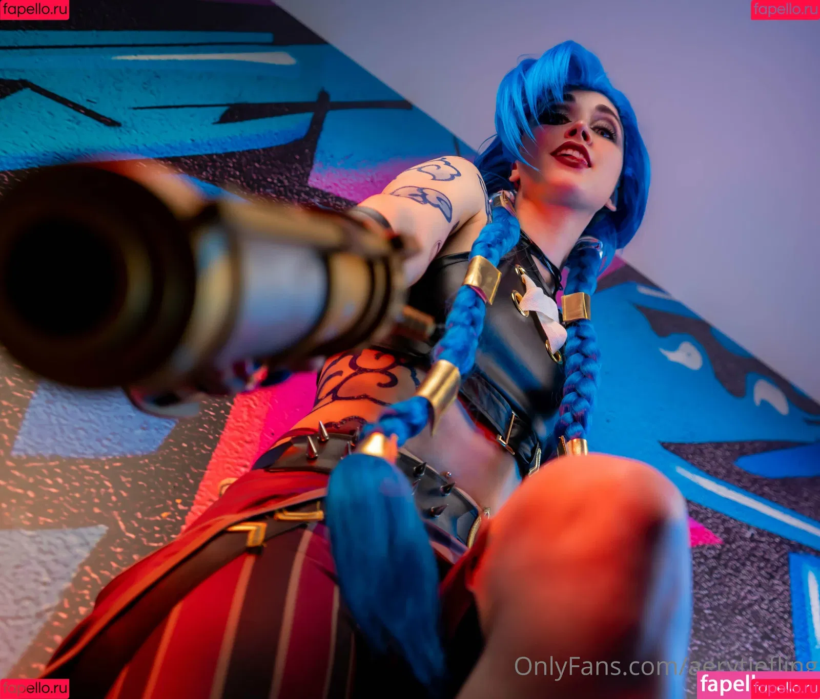 Jinx Cosplay Arcane / LeagueLegends / jinxedyumeria Onlyfans Photo Gallery 