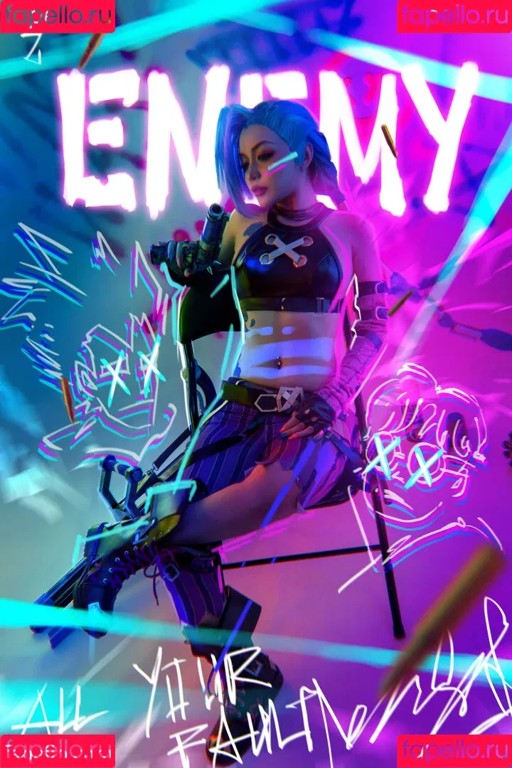 Jinx Cosplay Arcane / LeagueLegends / jinxedyumeria Onlyfans Photo Gallery 