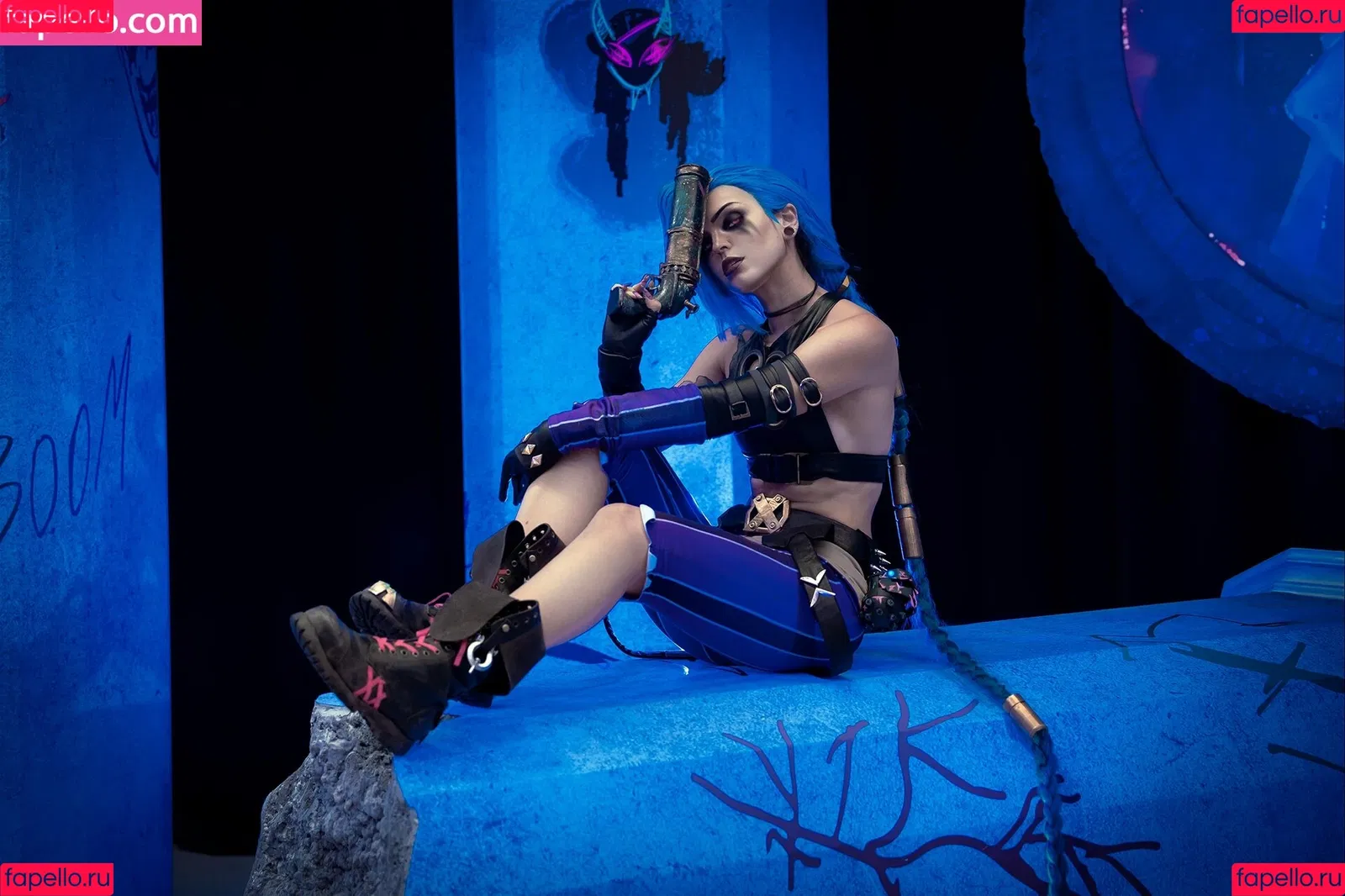 Jinx Cosplay Arcane / LeagueLegends / jinxedyumeria Onlyfans Photo Gallery 