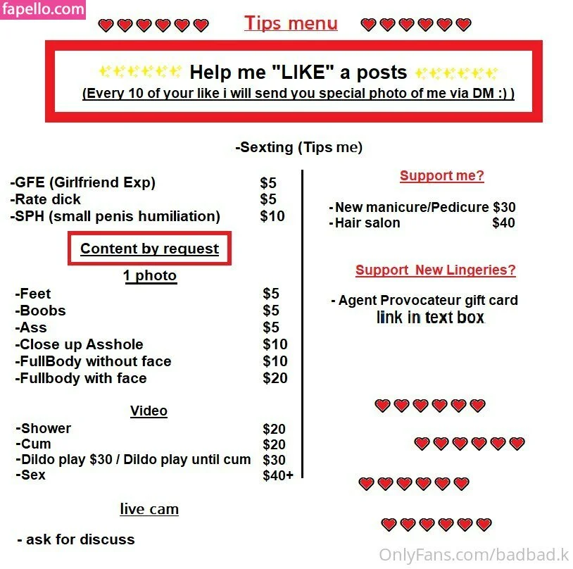 bad.k.bad / badbad.k Onlyfans Photo Gallery 